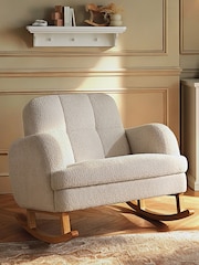 Cuddleco Mushroom Etta Boucle Cuddle Nursing Chair - Image 1 of 8