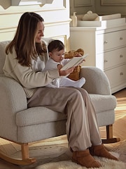 Cuddleco Mushroom Etta Boucle Cuddle Nursing Chair - Image 3 of 8