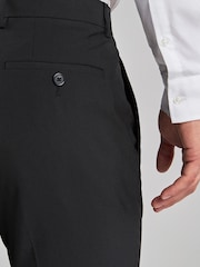Black Skinny Fit Stretch Smart Trousers - Image 4 of 4