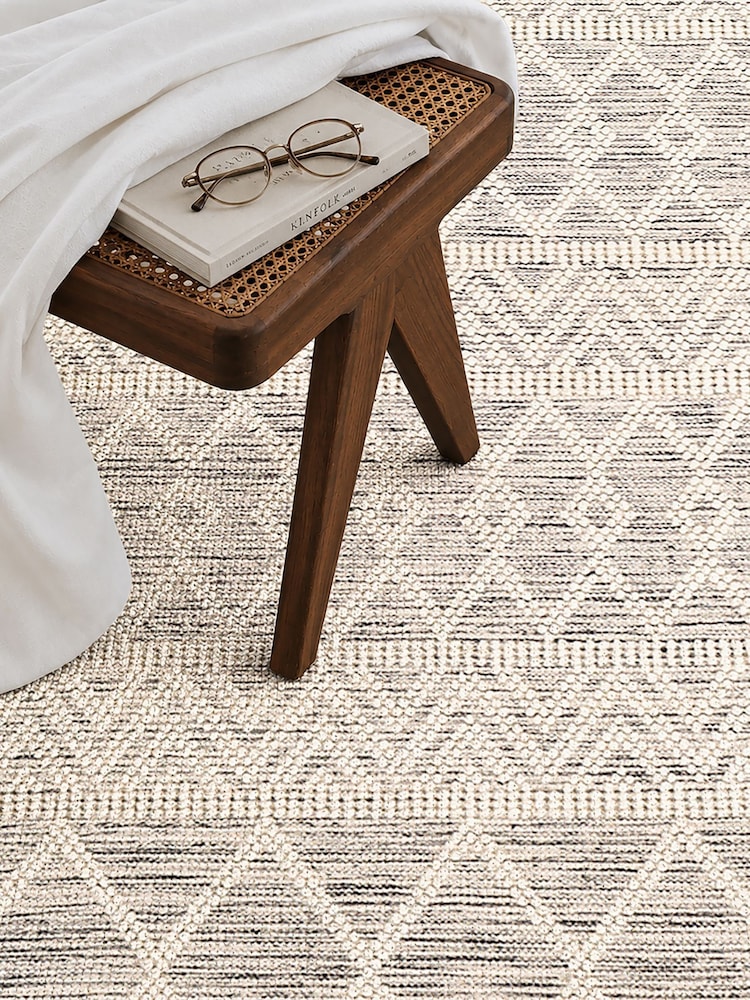 LIVABLISS Grey Hygge Global Hand Woven Rug - Image 2 of 7 LIVABLISS Grey Hygge Global Hand Woven Rug - Image 2 of 7