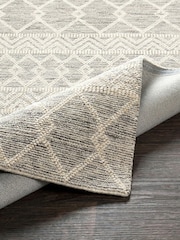 LIVABLISS Grey Hygge Global Hand Woven Rug - Image 4 of 7