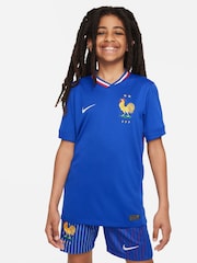 Nike Blue Jr. France Stadium Home Football Shirt - Image 1 of 10