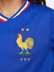 Nike Blue Jr. France Stadium Home Football Shirt - Image 3 of 10