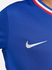 Nike Blue Jr. France Stadium Home Football Shirt - Image 4 of 10