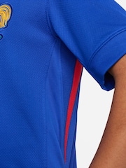 Nike Blue Jr. France Stadium Home Football Shirt - Image 5 of 10