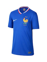 Nike Blue Jr. France Stadium Home Football Shirt - Image 8 of 10