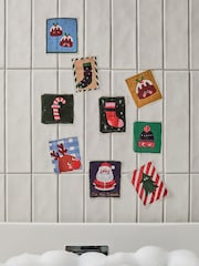 Weihnachtliche Fliesenaufkleber fürs Badezimmer - Bild 1 von 3