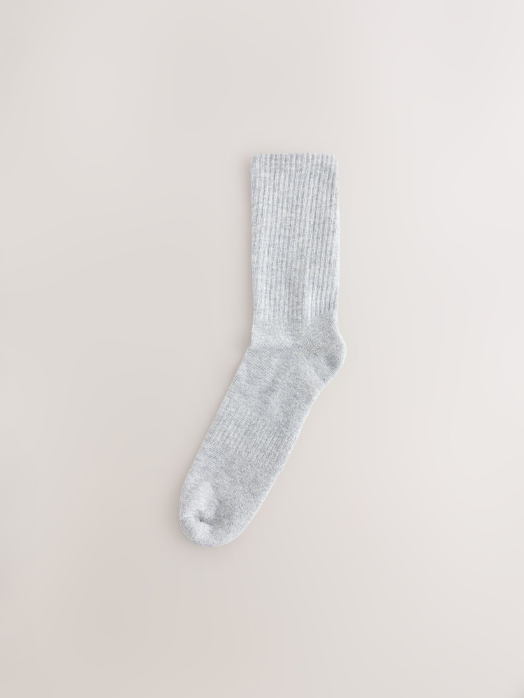 Grau - Gerippte Sport-Knöchelsocken mit Kissensohle und Fußgewölbestütze, 3 er-Pack - Bild 2 von 6 Grau - Gerippte Sport-Knöchelsocken mit Kissensohle und Fußgewölbestütze, 3 er-Pack - Bild 2 von 6