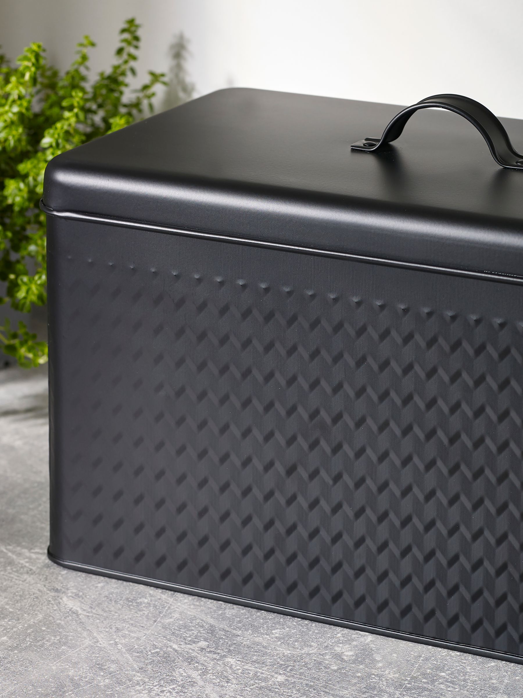 Buy Black Oakley Bread Bin from Next USA