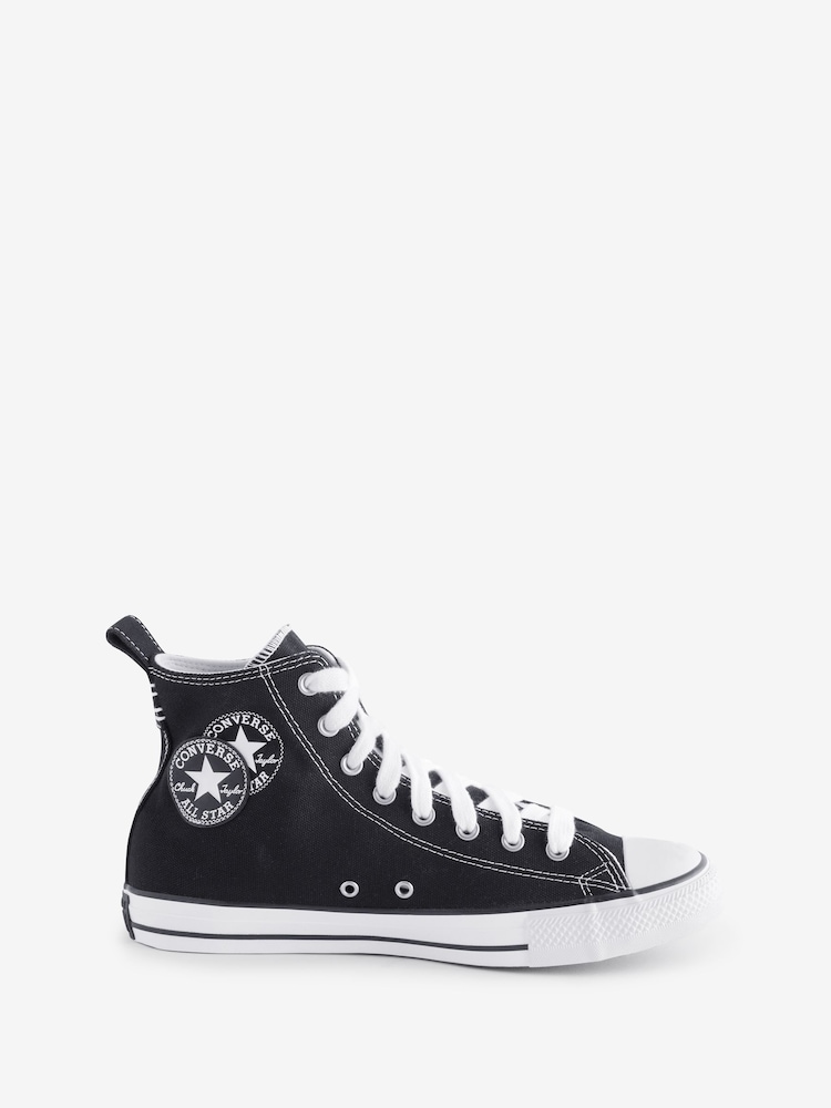 Converse Black Chuck Taylor All Star Wide Trainers - Image 1 of 9 Converse Black Chuck Taylor All Star Wide Trainers - Image 1 of 9