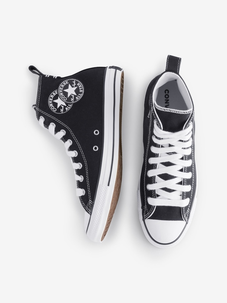 Converse Black Chuck Taylor All Star Wide Trainers - Image 9 of 9 Converse Black Chuck Taylor All Star Wide Trainers - Image 9 of 9