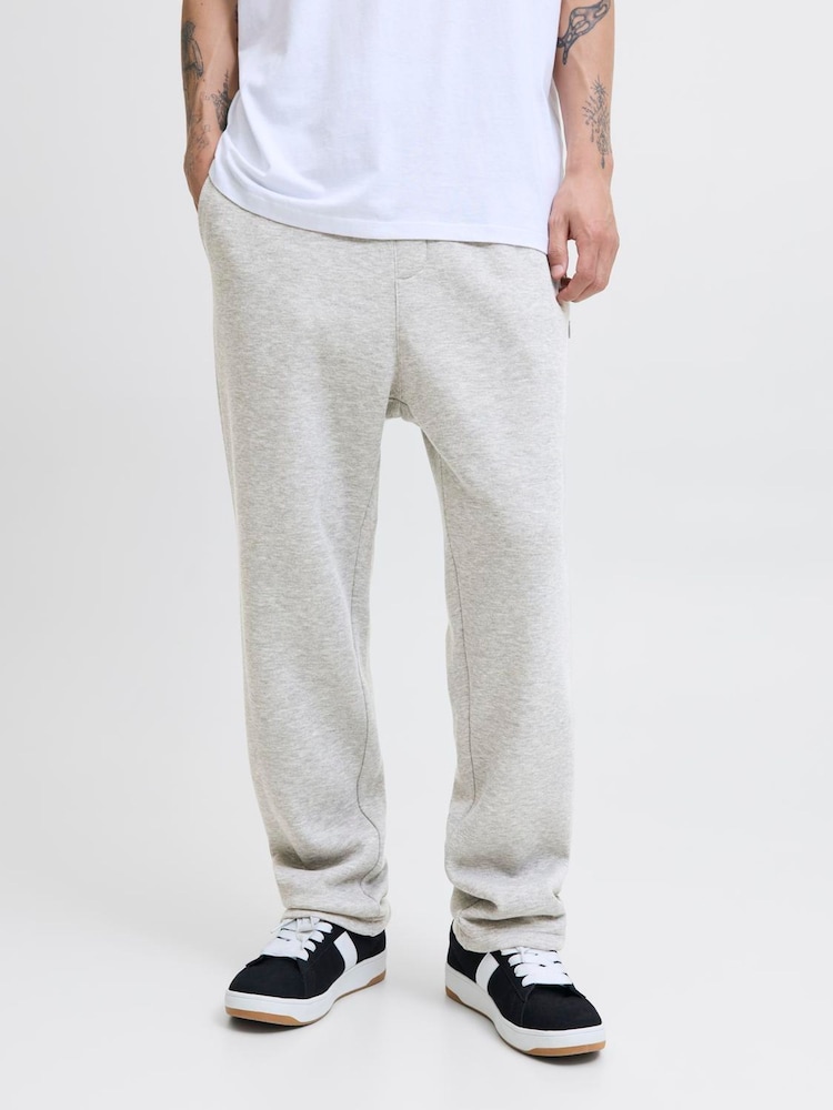 Grau - JACK & JONES Relaxed-Fit-Sweat-Jogginghosen ohne Bündchen - Bild 1 von 5