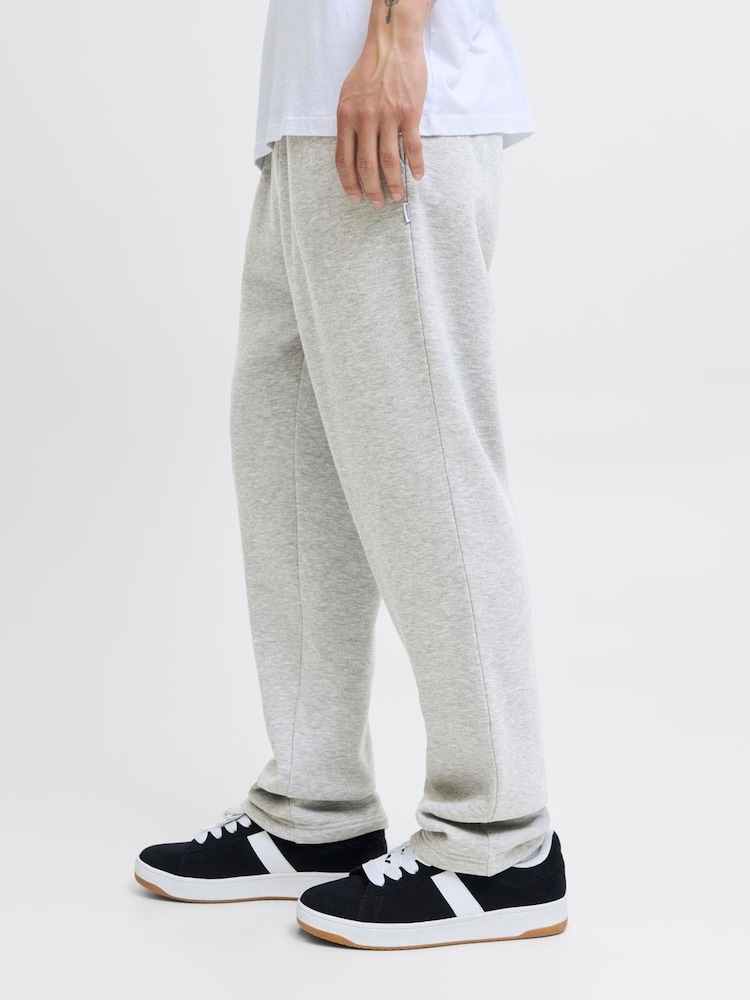 Grau - JACK & JONES Relaxed-Fit-Sweat-Jogginghosen ohne Bündchen - Bild 2 von 5