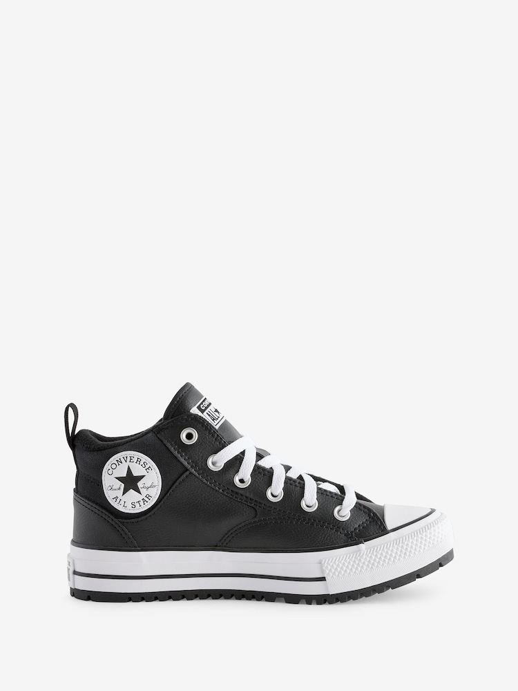 Converse Black/White Chuck Taylor All Star Malden Street Trainers - Image 1 of 9