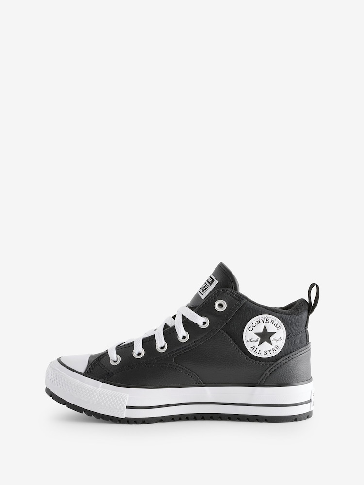 Converse Black/White Chuck Taylor All Star Malden Street Trainers - Image 2 of 9