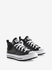 Converse Black/White Chuck Taylor All Star Malden Street Trainers - Image 3 of 9