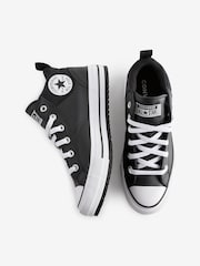 Converse Black/White Chuck Taylor All Star Malden Street Trainers - Image 4 of 9
