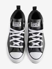 Converse Black/White Chuck Taylor All Star Malden Street Trainers - Image 6 of 9