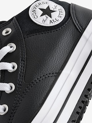 Converse Black/White Chuck Taylor All Star Malden Street Trainers - Image 8 of 9