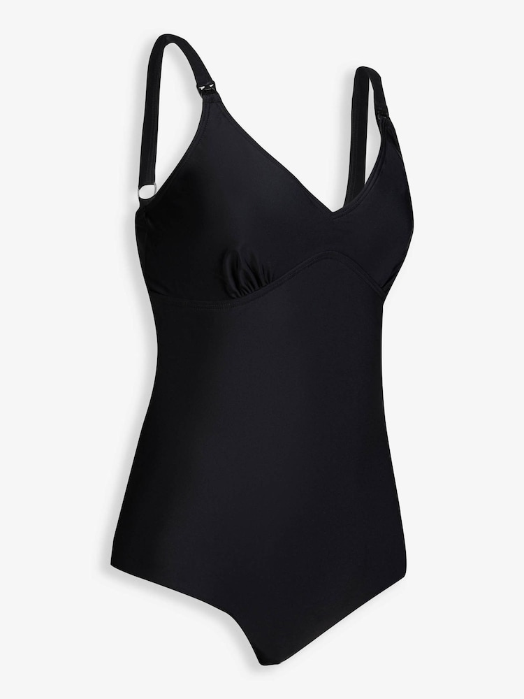 JoJo Maman Bébé Black Postnatal Support & Nursing Swimsuit - Image 2 of 4
