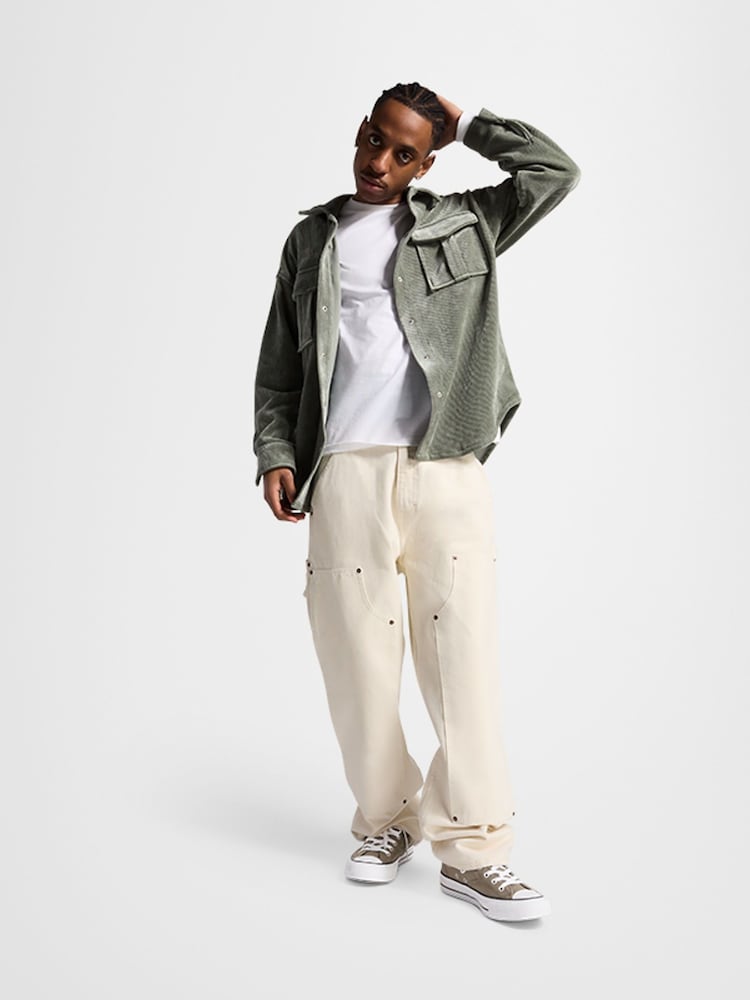 بني فاتح - حذاء رياضة متوسط الطول Malden Street من Converse - Image 6 of 7
