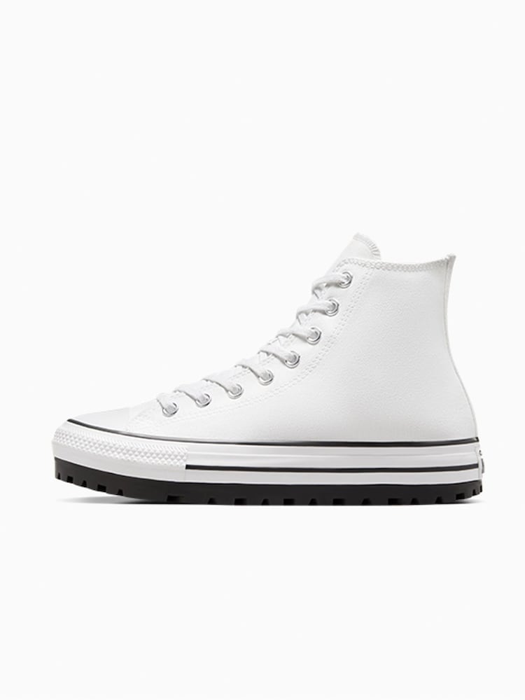 Converse White/Black Chuck Taylor All Star City Trek Trainers - Image 2 of 7