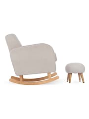 Cuddleco Mushroom Etta Boucle Nursing Chair & Footstool - Image 4 of 4