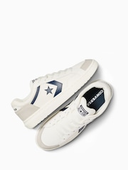 Converse White/Black Pro Blaze Classic 90s Trainers - Image 9 of 9