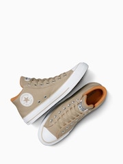 Converse White/Green Chuck Malden Street Trainers - Image 5 of 6