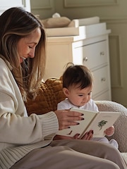 Cuddleco Off White Etta Boucle Cuddle Nursing Chair - Image 6 of 8