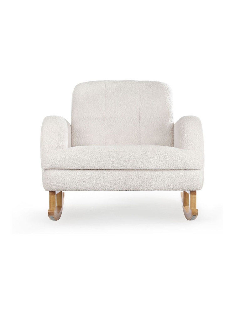 Cuddleco Off White Etta Boucle Cuddle Nursing Chair - Image 8 of 8 Cuddleco Off White Etta Boucle Cuddle Nursing Chair - Image 8 of 8