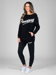 Pineapple Black Skinny Zip Joggers - Image 3 of 7