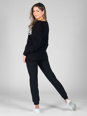 Pineapple Black Skinny Zip Joggers - Image 4 of 7