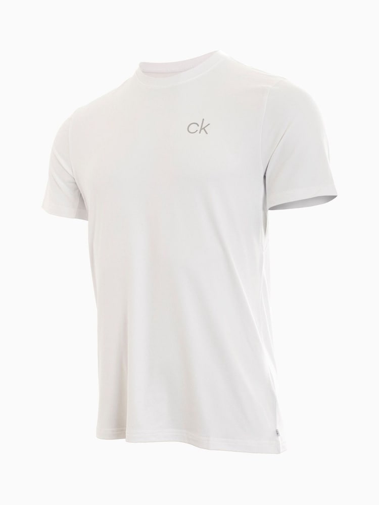 أبيض - تي شيرت Newport من Calvin Klein Golf - Image 4 of 6