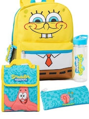 Vanilla Underground Yellow SpongeBob SquarePants Unisex Kids 4 Piece Backpack Set - Image 1 of 6