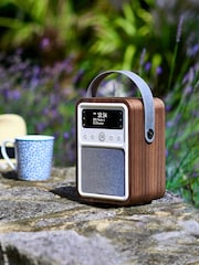 VQ Brown Walnut Monty DAB Radio - Image 1 of 6
