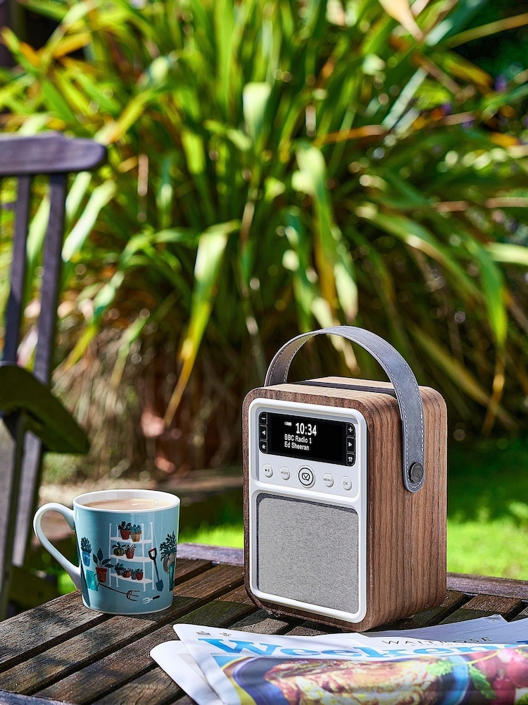 VQ Brown Walnut Monty DAB Radio - Image 2 of 6