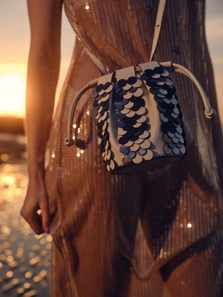 Radley White The Flora Small Drawstring Bucket Bag - Image 2 of 6