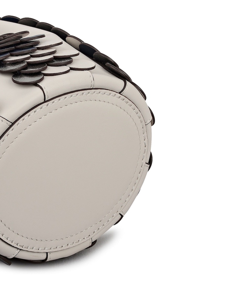 Radley White The Flora Small Drawstring Bucket Bag - Image 6 of 6