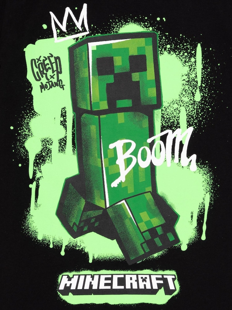 Vanilla Underground Boys 100% Cotton Minecraft T-Shirts 2 Pack - Image 5 of 5