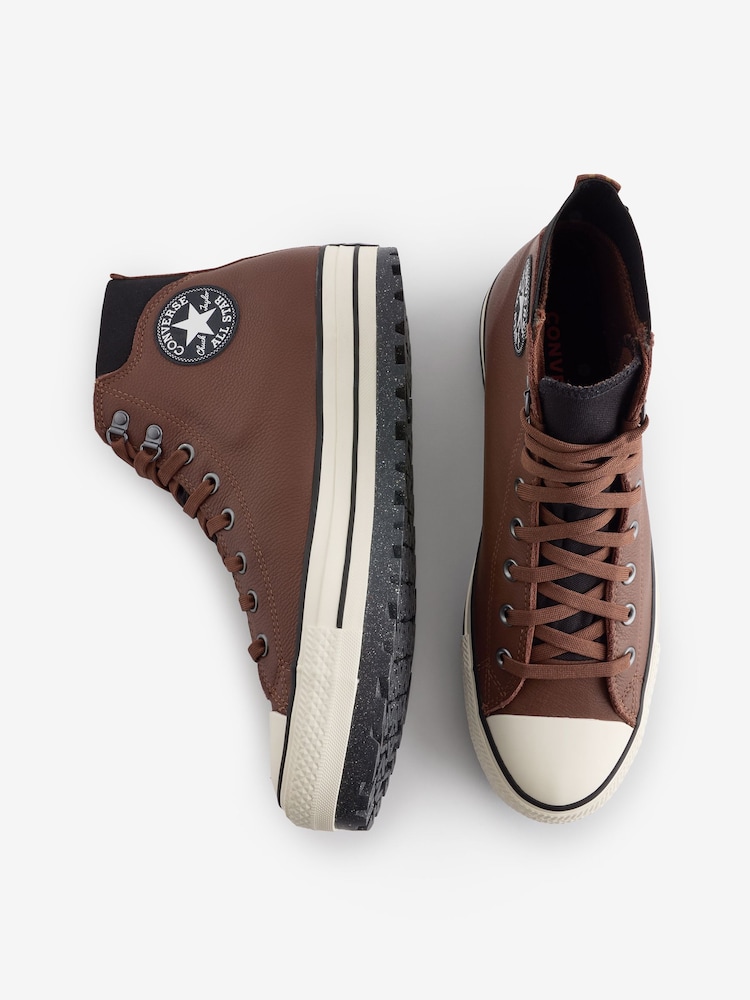 Waterproof Boot Converse Downtown Buy Converse Brown Chuck Taylor Waterproof City Trek Trainers From
