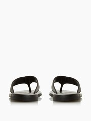Dune London Black Toe Post Fred Sandals - Image 5 of 5