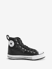 Converse Black/White Chuck Taylor All Star Berkshire Boots - Image 1 of 9