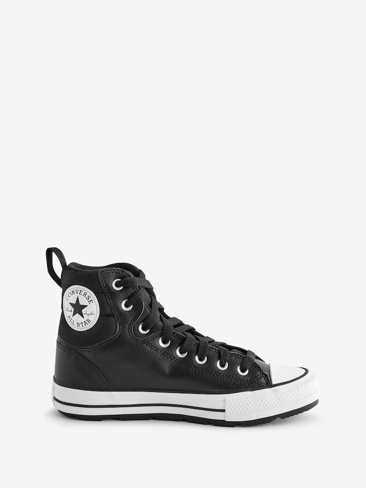 Converse Black/White Chuck Taylor All Star Berkshire Boots - Image 1 of 9