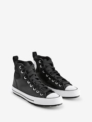 Converse Black/White Chuck Taylor All Star Berkshire Boots - Image 3 of 9