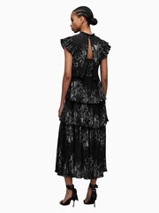 AllSaints Black Madi Diana Dress - Image 2 of 8