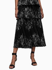 AllSaints Black Madi Diana Dress - Image 7 of 8