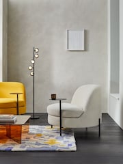 MADE.COM Ivory Boucle Mazie Accent Chair - Image 1 of 5