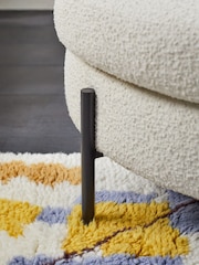 MADE.COM Ivory Boucle Mazie Accent Chair - Image 3 of 5