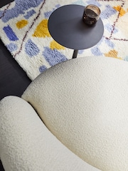 MADE.COM Ivory Boucle Mazie Accent Chair - Image 4 of 5